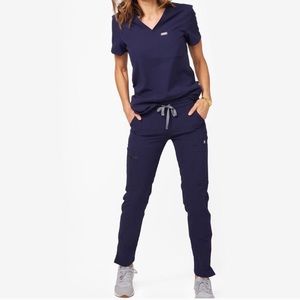 NWT Navy Blue Figs Yola Scrubs